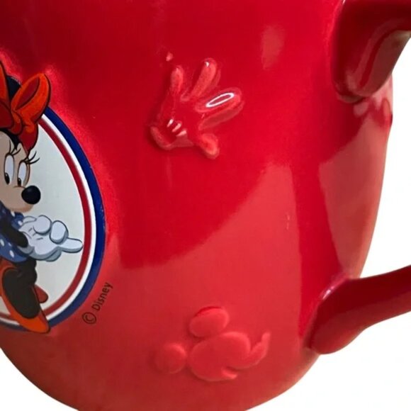 STARBUCKS 2020 ceramic holiday SOUPER mug red gold trim soup cocoa coffee 18 oz - Picture 11 of 12